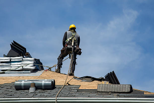 Professional Metal Roofing technician working in Andreas, PA